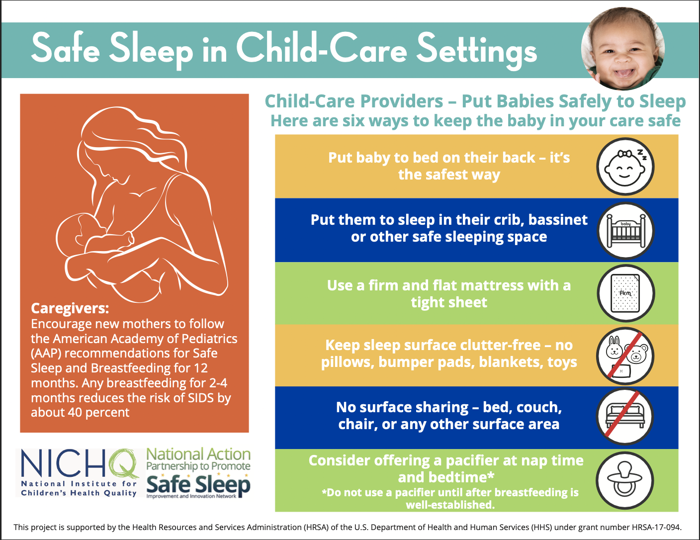 Safe Infant Sleep Infographic