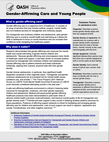 Thumbnail of gender-affirming care PDF